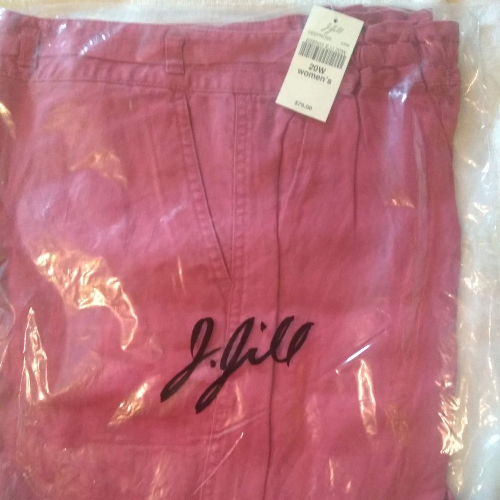 NWT J. Jill Linen capri, 20W